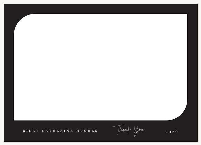 Curved Collage Thank You Thank You Cards 