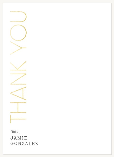 Side Thank You Thank You Cards 