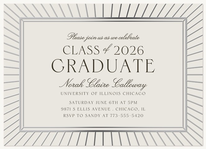 Sunburst Frame Graduation Cards