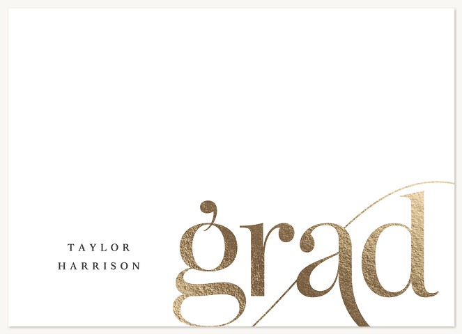 Luminous Grad Thank You Thank You Cards 