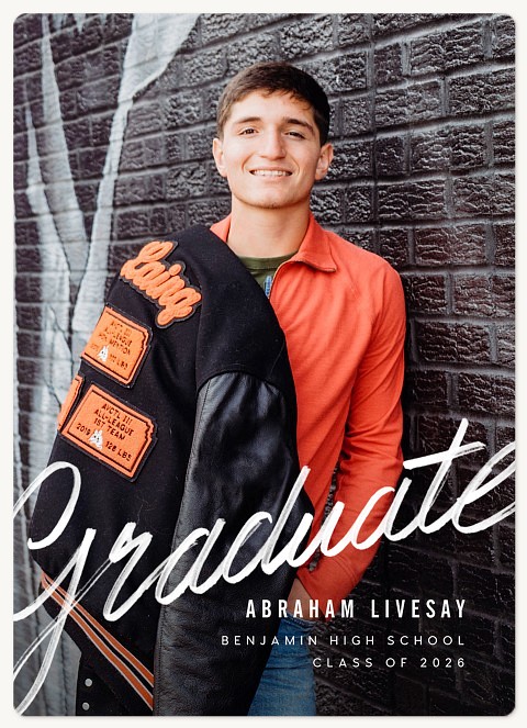 Marker Script Graduation Cards