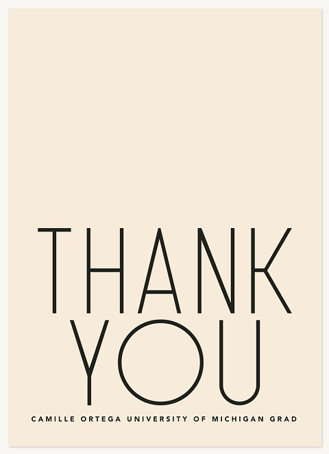 Stacked Greeting Thank You Cards 