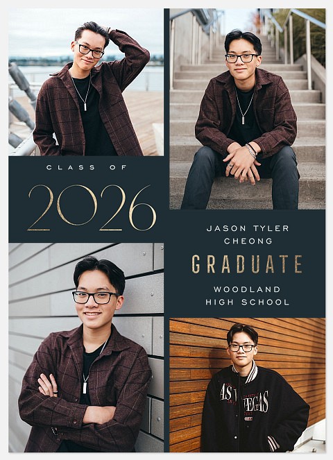Four Up Graduation Announcements