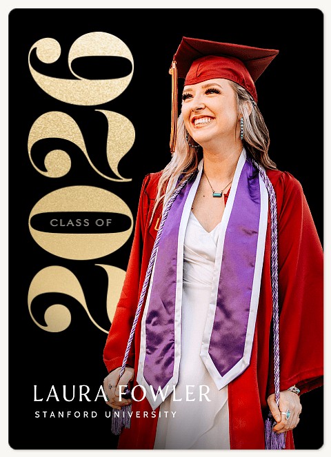 Radiantly Bold Graduation Cards