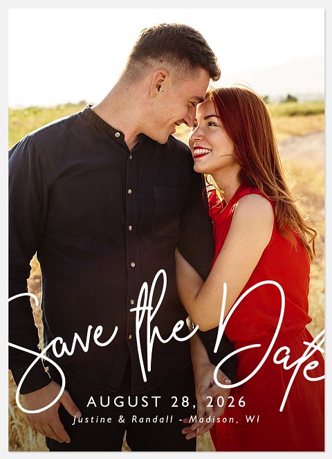 Playful Arc Save the Date Photo Cards