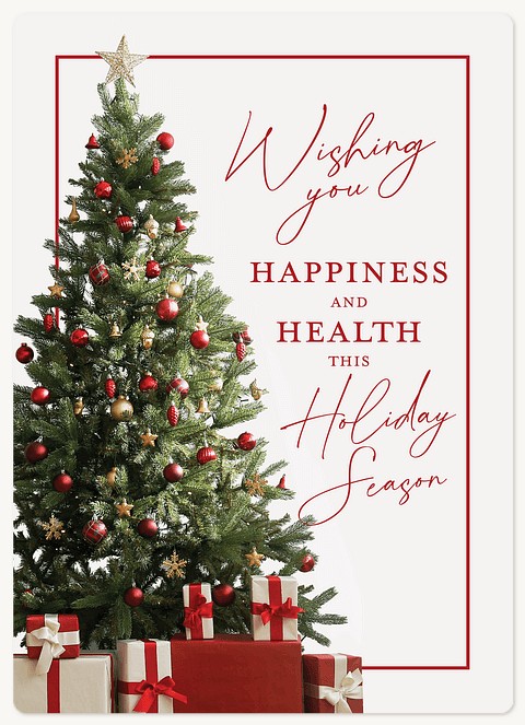 Medical Tree Holiday & Christmas Magnet Cards