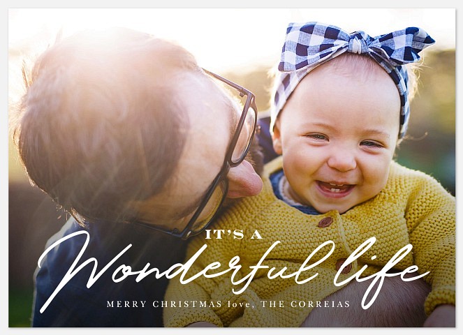 Wonderfully Simple Holiday Photo Cards