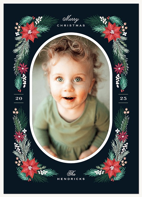 Christmas Botanicals Personalized Holiday Cards