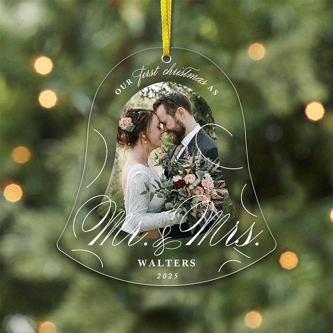 Mr. & Mrs. Personalized Ornaments