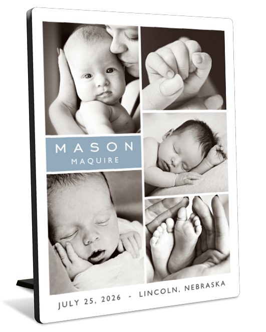 Minimalist Collage Tabletop Photo Panel