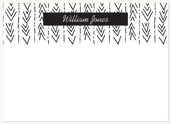 Tribal Arrow Print Stationery