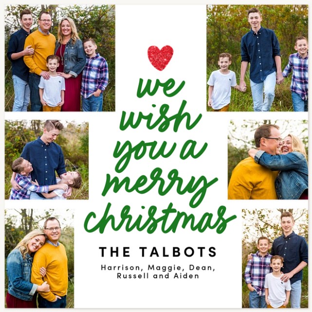 Whimsical Tree Personalized Holiday Cards