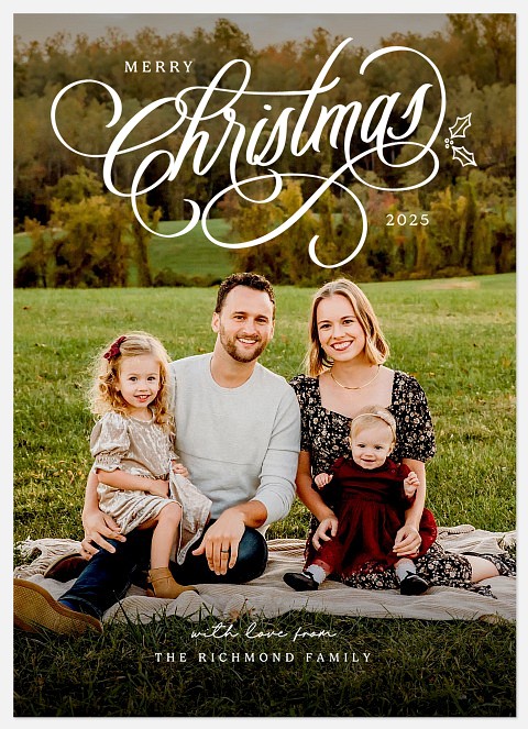 Fanciful Greetings Holiday Photo Cards