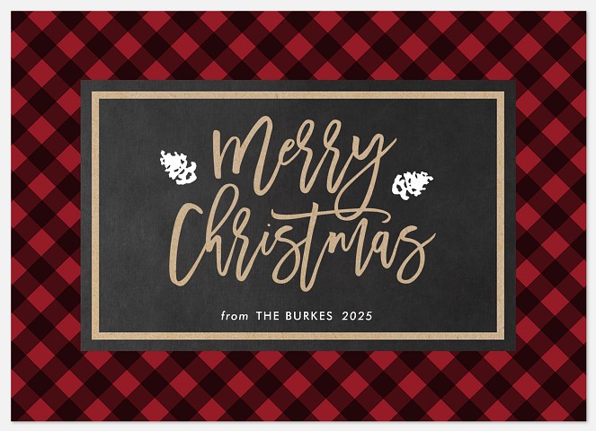 Holiday Cabin Holiday Photo Cards