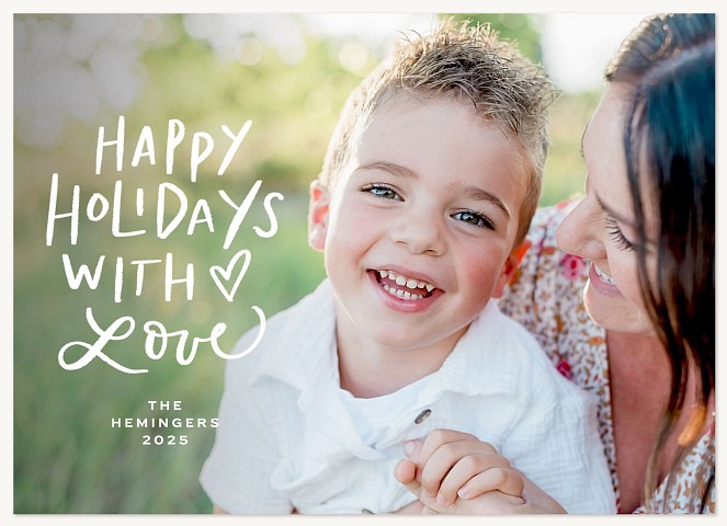 By Hand Personalized Holiday Cards