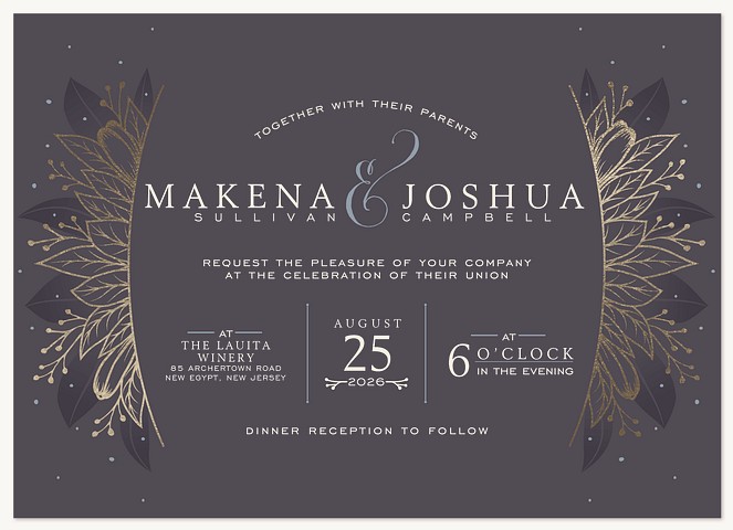 Midsummer Night's Dream Wedding Invitations
