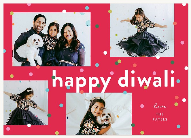 More Confetti Diwali Holiday Cards