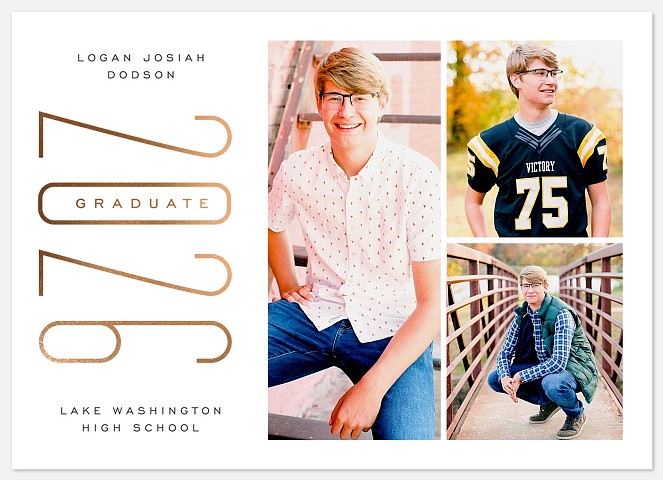 Side Collage Graduation Cards