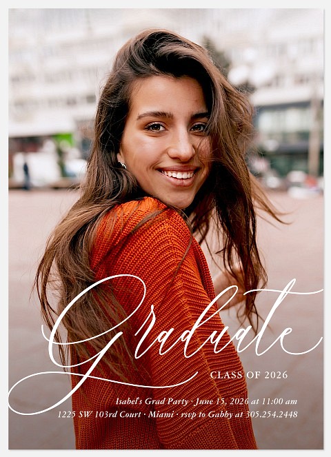 Sweet Script Graduation Cards