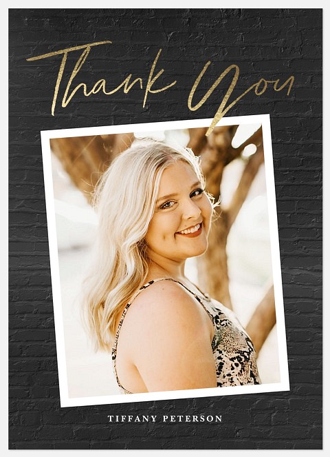 Industrial Chic Thank You Cards 