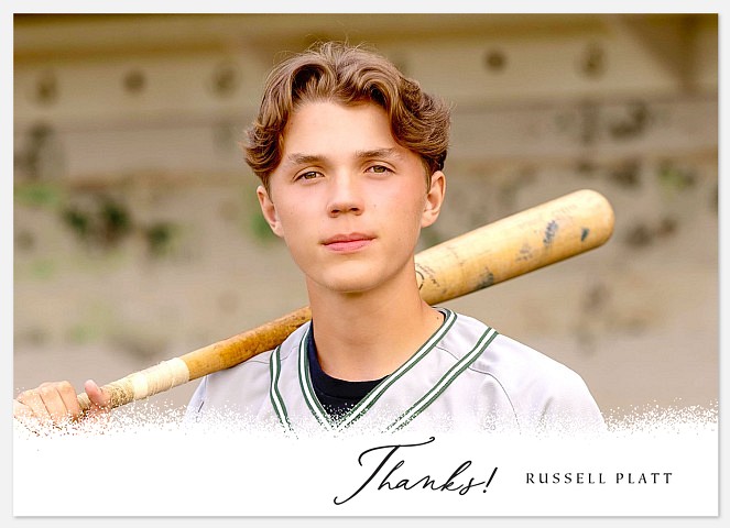 Spraypainted Thank You Cards 