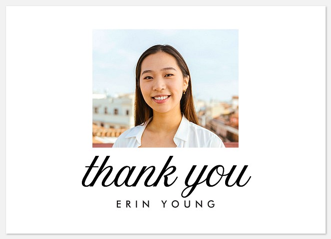 Simple Stripes Thank You Cards 