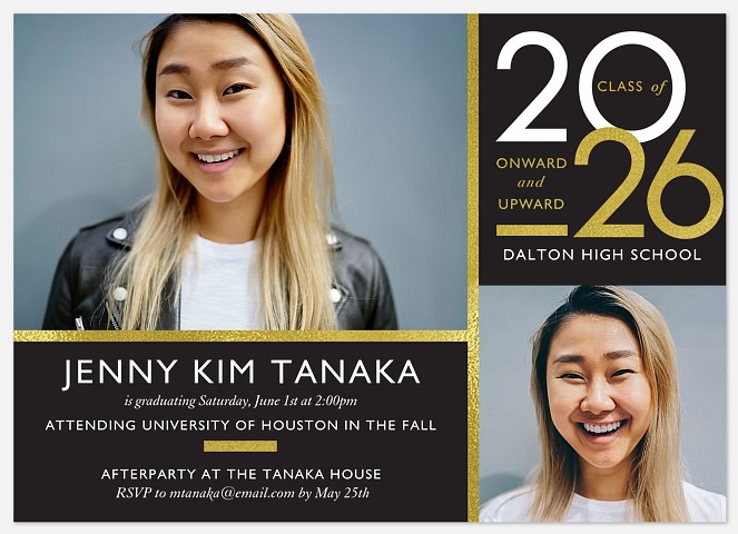 Onward & Upward Graduation Cards