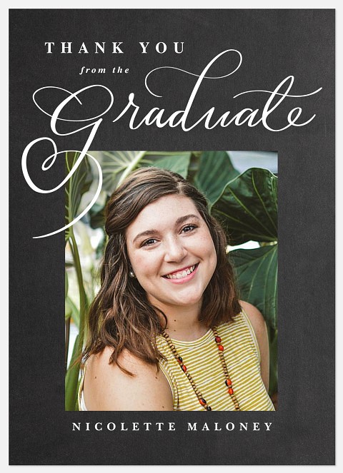 Flourishing Graduate Thank You Cards 