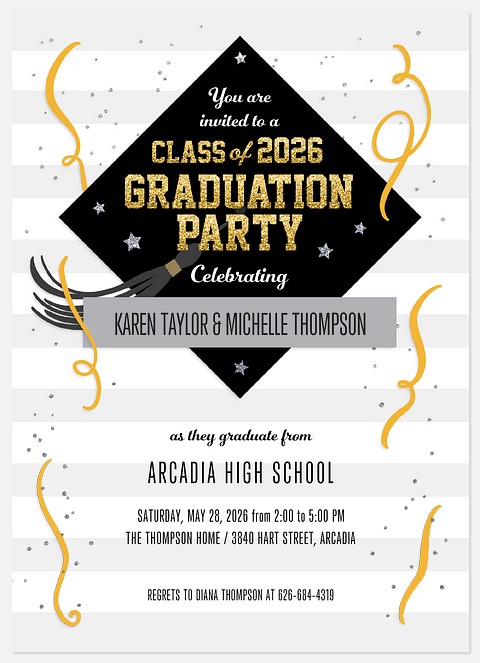 Joyful Cap Graduation Cards