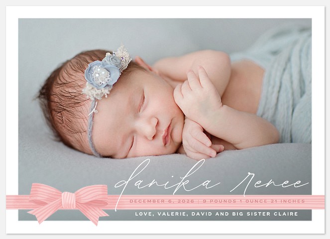 Sweetest Gift Baby Birth Announcements