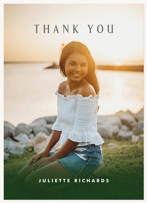 Timeless Type Thank You Cards 
