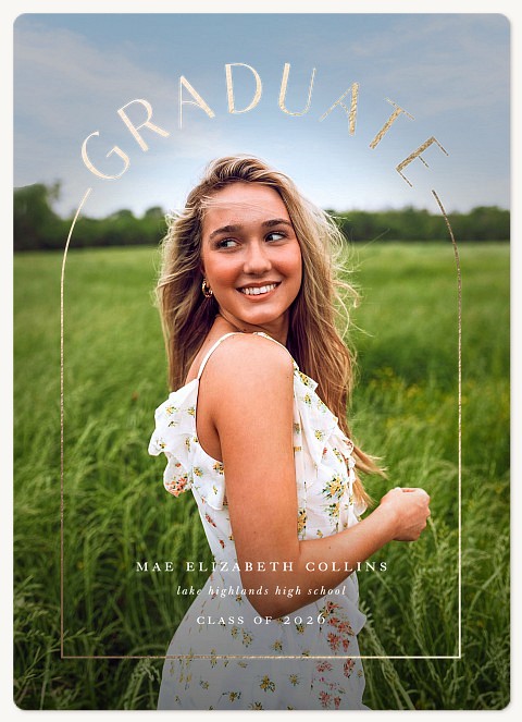 Shining Arch Graduation Cards