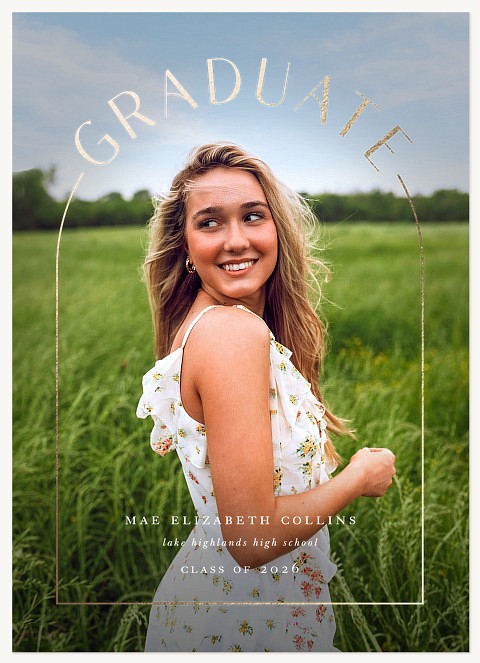 Shining Arch Graduation Cards