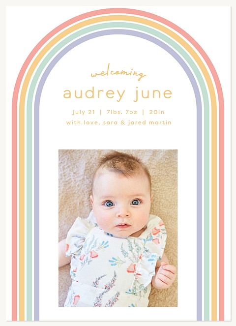 Sweetest Rainbow Baby Announcements