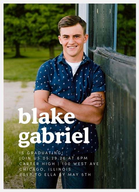 Retro Type Graduation Cards