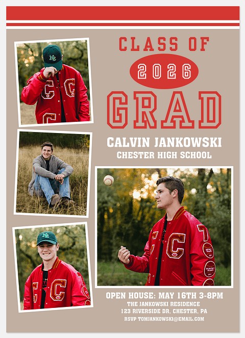 Athletic Department Graduation Cards