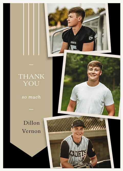 Stacked Banner Thank You Cards 