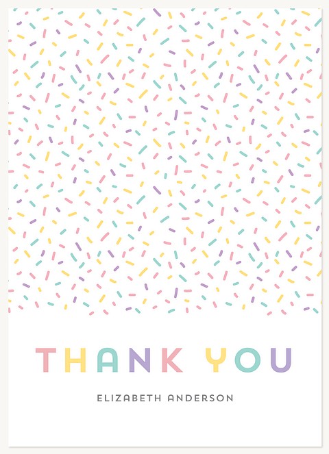 Baby Sprinkle Thank You Cards 