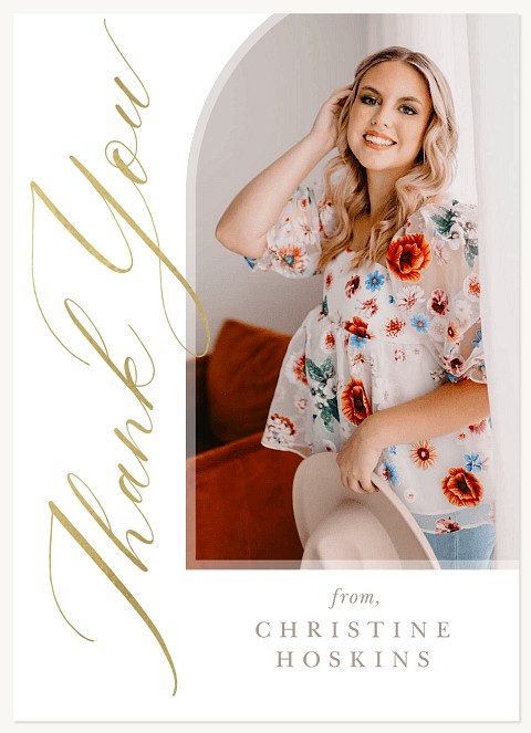 Archway Side Thank You Cards 