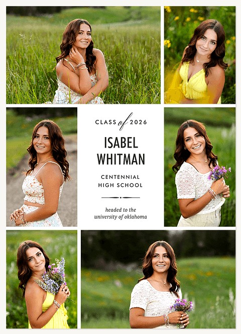 Modern Minimal Graduation Cards