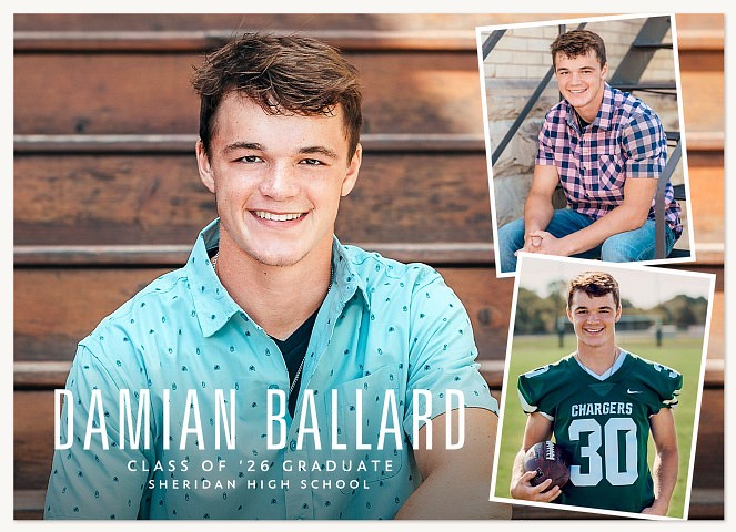 All Caps Graduation Cards