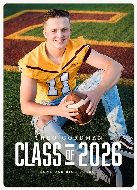 Bold & Sporty Graduation Cards