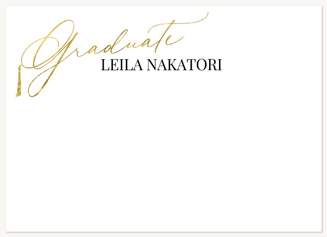 Graduate Tassel Thank You Cards 