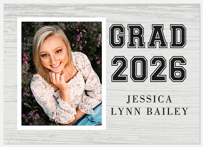 Rustic Snapshot Thank You Cards 