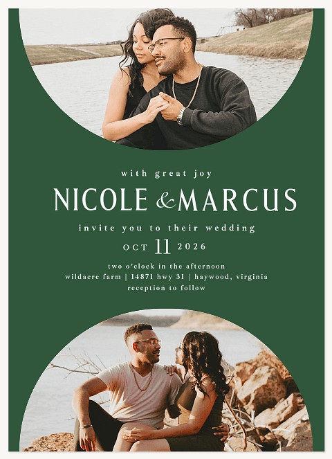 Lovely Arch Wedding Invitations