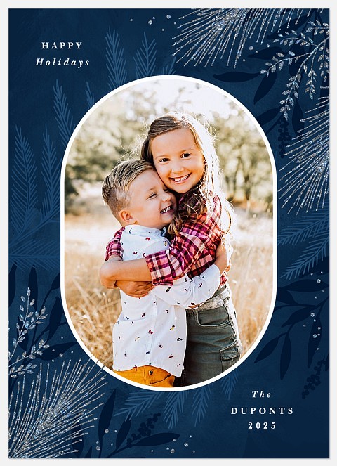 Whimsical Winter Holiday Photo Cards