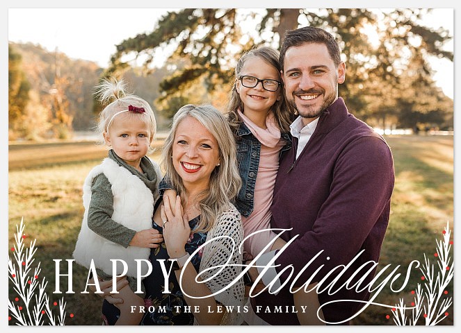 Tree Tops Holiday Photo Cards