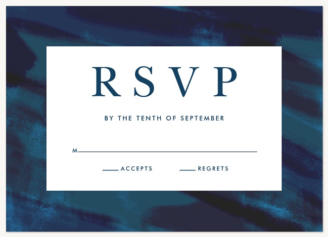 Rich Waters Bar Mitzvah RSVP Cards