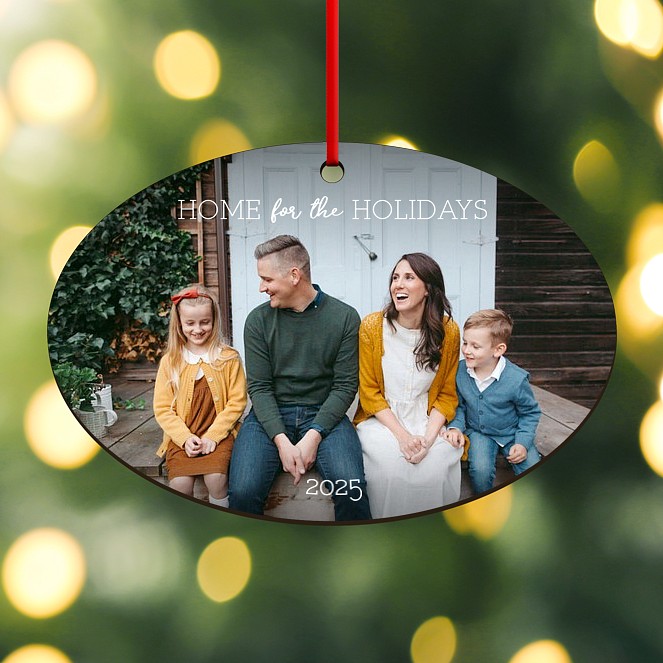 Home for the Holidays Custom Ornaments