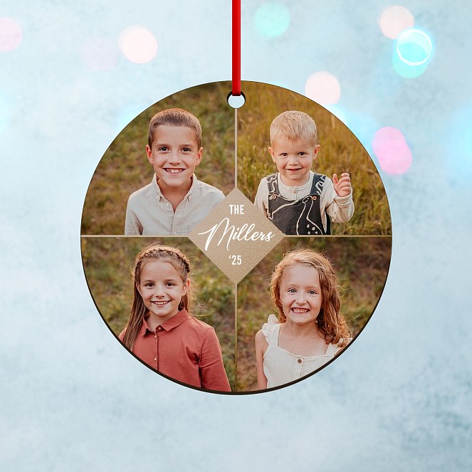 Fourfold Memory Personalized Ornaments